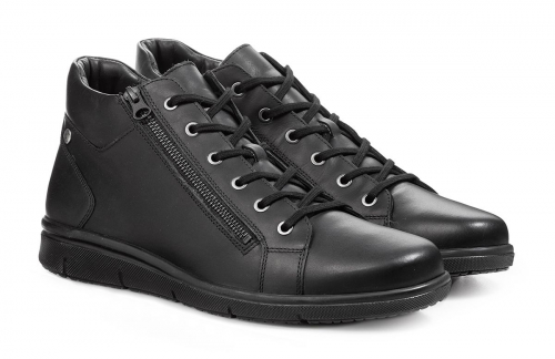 Ботинки мужские демисезонные Solidus Hardy Stiefel чёрные фото 7