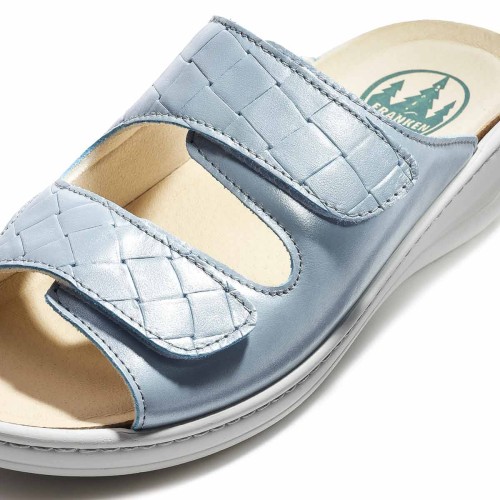 Сабо женские Eder, Frankenschuhe, голубой фото 9