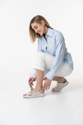 Женские сабо Hannah, Solidus, белый фото 5