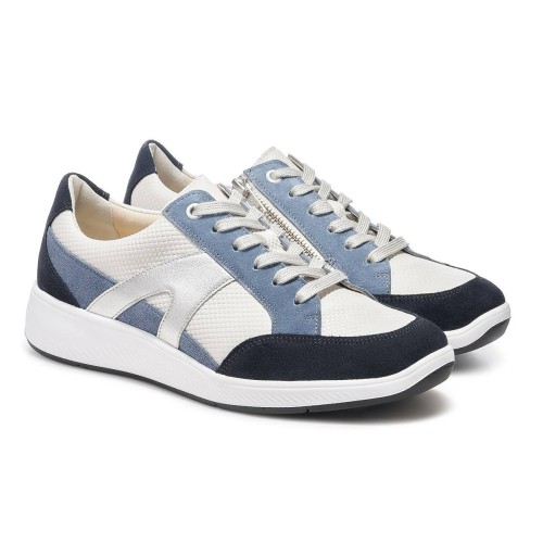 Кроссовки женские Kalea, Solidus, синий, молочный, голубой фото 11