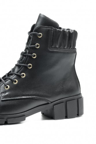 Женские ботинки на шнуровке Kibu Stiefel, Solidus, черные фото 7