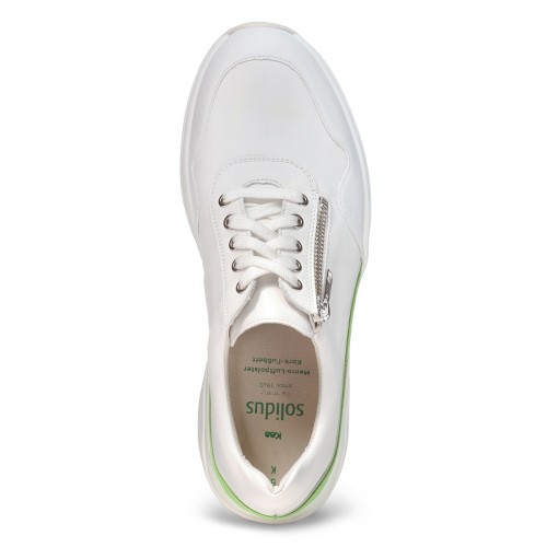 Женские кроссовки Solidus Kea, бело-зеленые фото 4