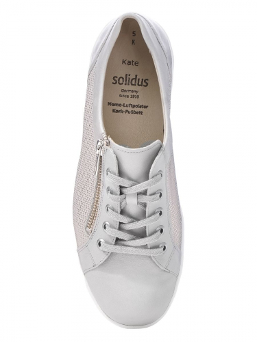 Женские кроссовки Solidus Kate бело-серебристые фото 4