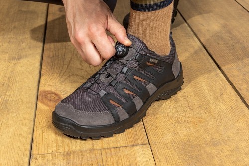 Мужские кроссовки треккинговые с мембраной Adventure, Jomos, темно-серые фото 9