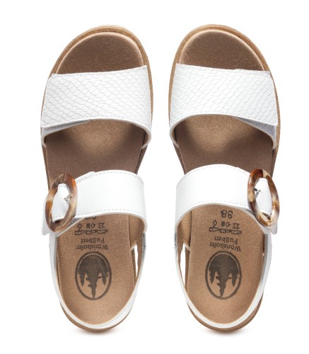 Женские босоножки Tilia, Frankenschuhe, белый фото 5