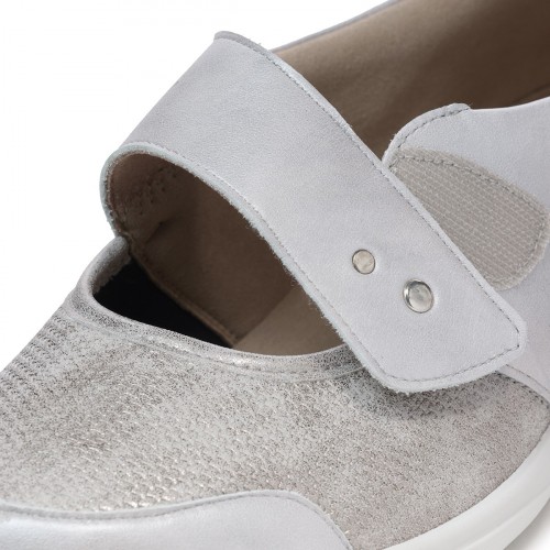 Женские туфли Мэри Джейн Maike, Solidus (линия Solicare Soft), серебристо-серые фото 10