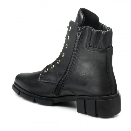 Женские ботинки на шнуровке Kibu Stiefel, Solidus, черные фото 6
