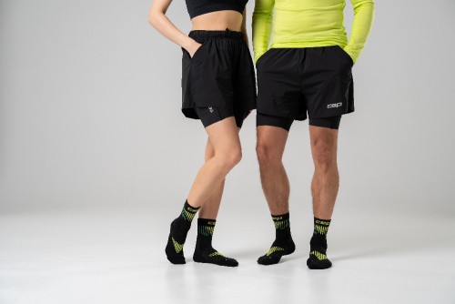 Компрессионные укороченные гольфы CEP для бега, с шерстью мериноса, женские фото 9