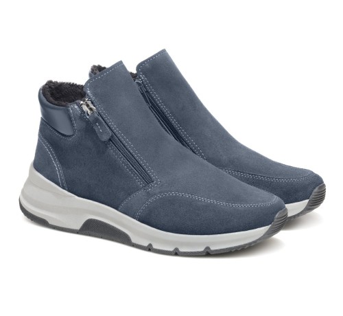 Женские демисезонные ботинки Nyon, Frankenschuhe, синие фото 3