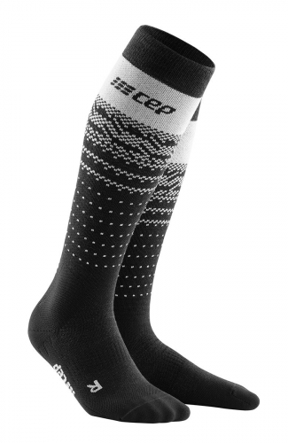 Мужские компрессионные гольфы CEP NORDIC с шерстью мериноса для катания на лыжах