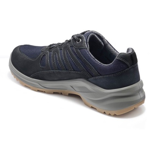 Демисезонные мужские полуботинки Trekking, Jomos, синий, черный фото 3