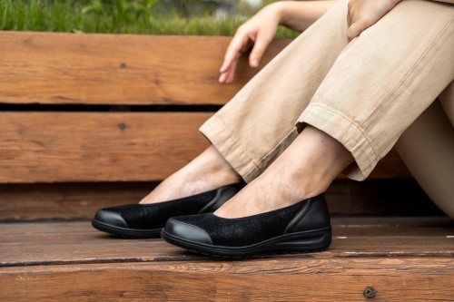 Женские туфли Kate (линия Solicare Soft), Solidus, черные фото 13