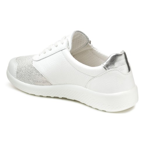 Женские демисезонные кроссовки Enns, Frankenschuhe, белый, серебристый фото 4