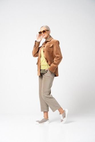 Кроссовки женские Kyle (Solicare Soft), Solidus, белый, бежевый, золотистый фото 2