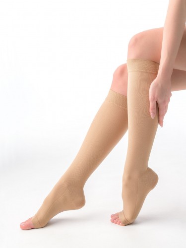 Компрессионные гольфы mediven comfort 1 класс компрессии с открытым носком фото 2