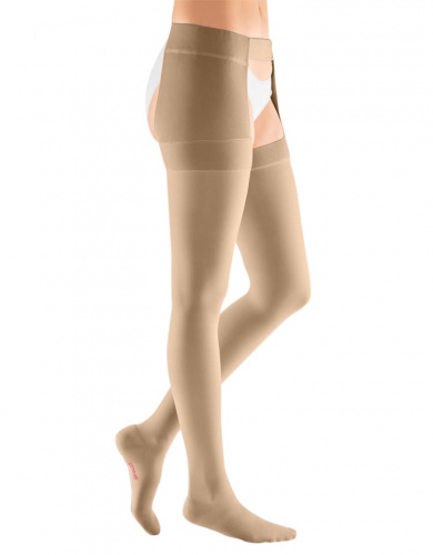 Компрессионный чулок с застёжкой на талии mediven plus 2 класс компрессии
