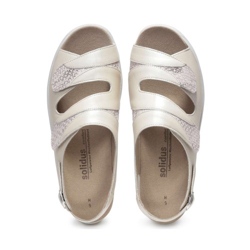 Женские сандалии Solidus, Moni, молочный фото 5