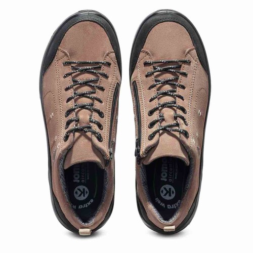 Демисезонные мужские полуботинки Trekking, Jomos, песочный, черный фото 5