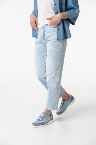 Женские кроссовки Kyle (линия Solicare Soft), Solidus, голубой, белый, серебристый фото 4