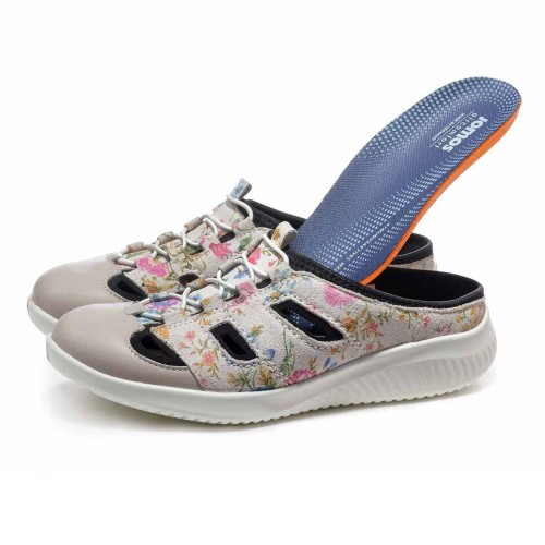 Женские сабо Allegra 2020 D, Jomos, серый, мультиколор цветочный принт фото 8