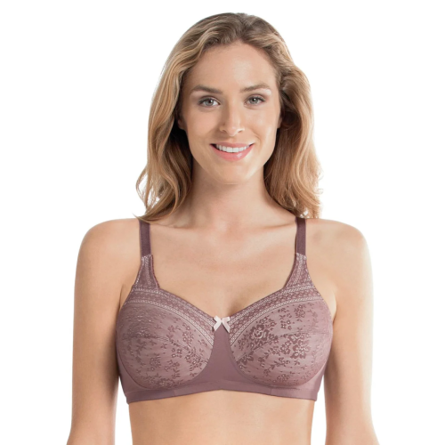 Бюстгальтер для фиксации экзопротеза Fleur, ягодный