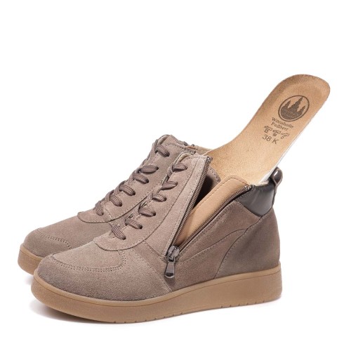 Женские демисезонные ботинки Ziller, Frankenschuhe, песочный фото 7