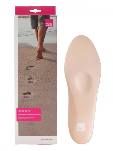 Стельки ортопедические medi foot natural narrow