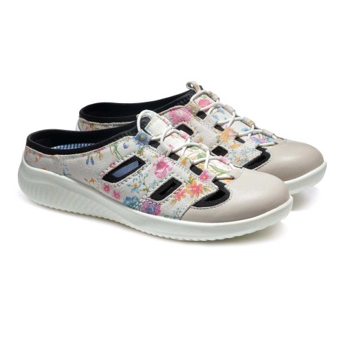 Женские сабо Allegra 2020 D, Jomos, серый, мультиколор цветочный принт фото 11