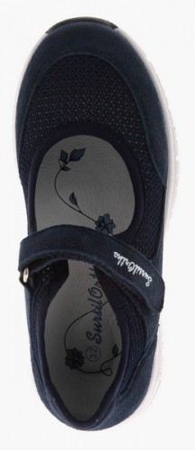 Туфли для девочки, Sursil Ortho, синие фото 4