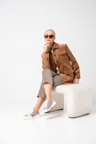 Кроссовки женские Kyle (Solicare Soft), Solidus, белый, бежевый, золотистый фото 4