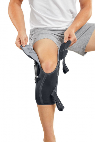 Ортез коленный полужесткий разгружающий medi Soft OA light, облегченный фото 4