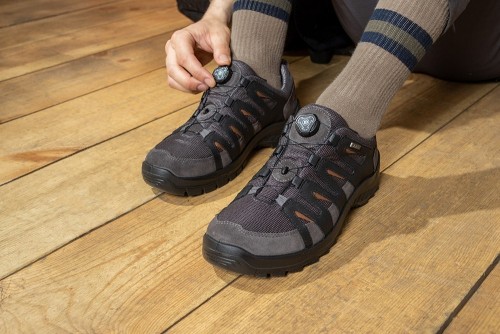 Мужские кроссовки треккинговые с мембраной Adventure, Jomos, темно-серые фото 10