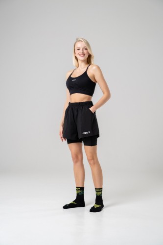 Компрессионные укороченные гольфы CEP для бега, с шерстью мериноса, женские фото 4