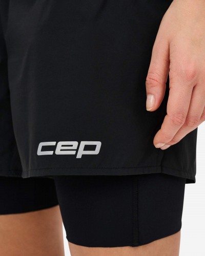 Компрессионные шорты CEP 2 в 1 для бега, женские фото 2