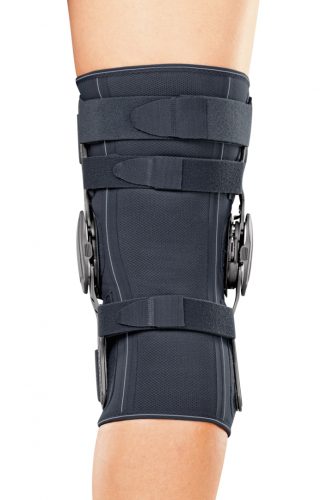 Ортез коленный регулируемый полужёсткий medi PT Control с пателлярной поддержкой фото 5
