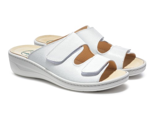 Женские сабо Abense, Frankenschuhe, белый фото 2