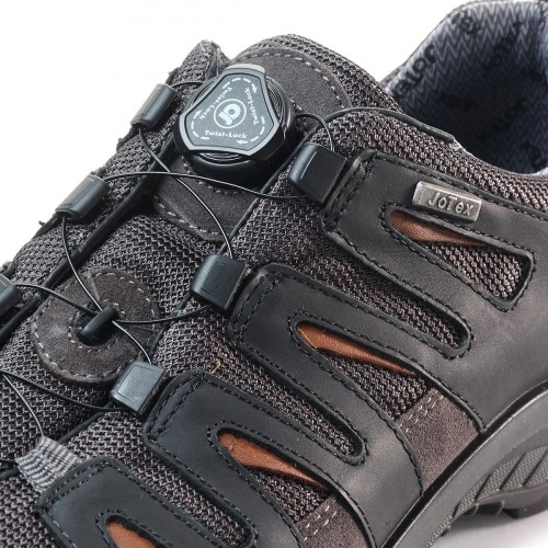 Мужские кроссовки треккинговые с мембраной Adventure, Jomos, темно-серые фото 3