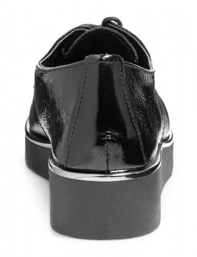 Полуботинки дерби женские демисезонные The FLEXX Agata чёрные фото 3