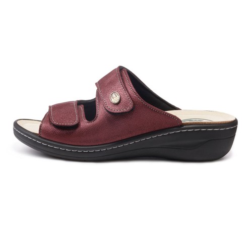 Женские сабо Eder, Frankenschuhe, бордовый фото 4