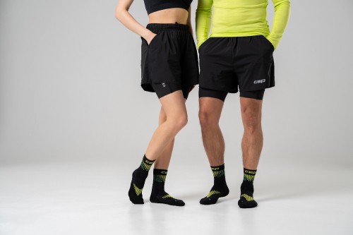 Компрессионные укороченные гольфы CEP для бега, с шерстью мериноса, мужские фото 9