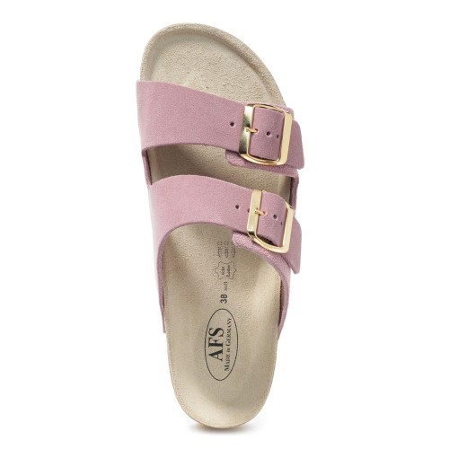 Сабо женские Celle, AFS, сиреневый, белый фото 6