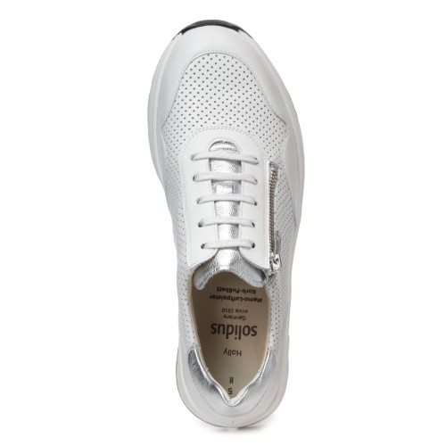 Женские кроссовки Solidus, Katrin, белый, серебристый фото 3