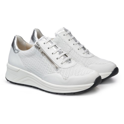 Женские кроссовки Solidus, Katrin, белый, серебристый фото 10