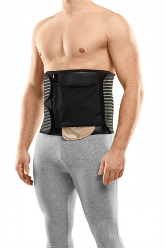 Бандаж абдоминальный послеоперационный protect.Stoma support с отверстием для стомы