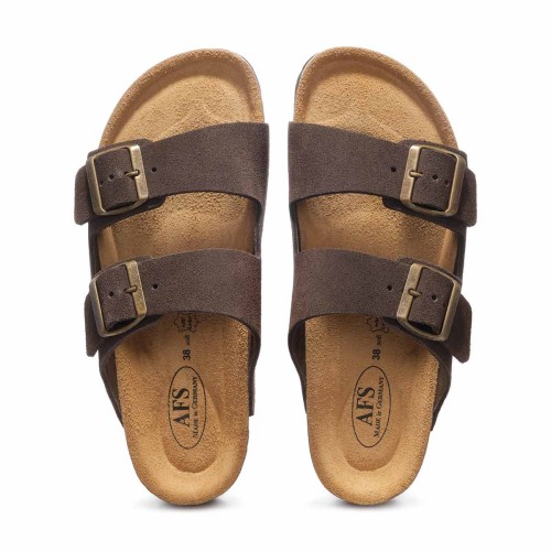 Сабо AFS женские всесезонные Celle, коричневый фото 6