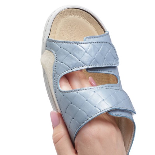 Сабо женские Eder, Frankenschuhe, голубой фото 3