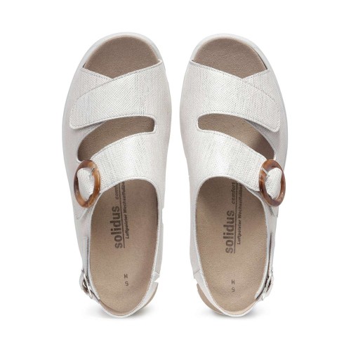 Женские сандалии Solidus, Moni, белый фото 5