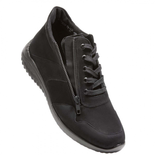 Женские высокие ботинки на шнуровке Kyle Stiefel черные фото 8
