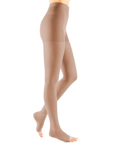 Компрессионные колготки mediven elegance 1 класс компрессии с открытым носком