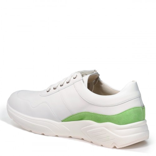 Женские кроссовки Solidus Kea, бело-зеленые фото 2